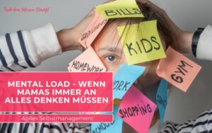 Frau mit Mental Load